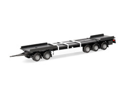 Herpa Swedish Box Truck Trailer 5 Axle Chassis (2) HA085960 HO Gauge
