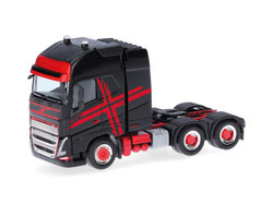 Herpa Volvo FH GL XL 2020 Rigid Tractor Heavy Duty Twr Black/Red 318624 HO Gauge