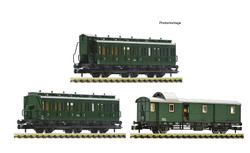 Fleischmann OBB C3/C3/Dlh Compartment Coach Set (3) III FM6260055 N Gauge