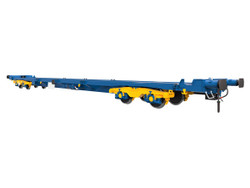 Dapol PFA Flat Wagon VNH-1 Bogies Tiphook Rail Unnumbered DA7F-042-030U O Gauge