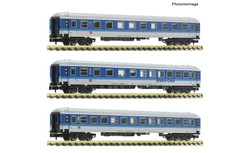 Fleischmann DBAG IR2471 Heidelberg-Constance Coach Set (3) V FM6260024 N Gauge