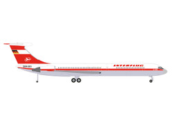 Herpa Ilyushin IL-62M Interflug DDR-SEO (1:200) HA571708-001