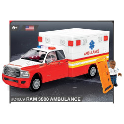 COBI 24609 RAM 3500 Ambulance 1:35 Brick Model 295pcs