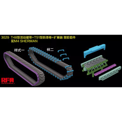 Ryefield Models 3029 M4 Sherman T-48 Workable Tracks w/Duckbill 1:35 Model Part