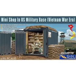 Gecko Models Mini Shop In US Military Base (Vietnam War Era)