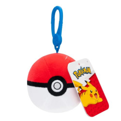 Pokémon Poké Ball Clip-On Plush Toy Jazwares