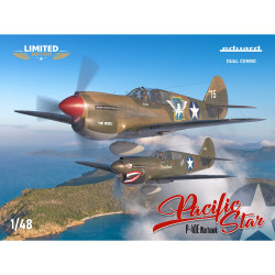 Eduard 11185 Pacific Star Curtiss P-40E Warhawk Dual Combo 1:48 Model Kit