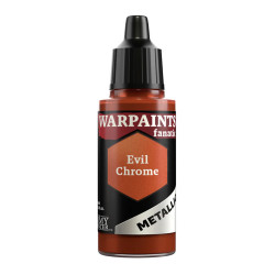 The Army Painter Warpaints Fanatic Metallic: Evil Chrome 18ml Acrylic WP3185P