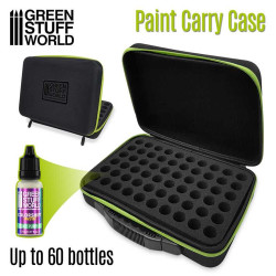 Green Stuff World Paint Carry Case for 60x17ml Acrylic Paint Bottles