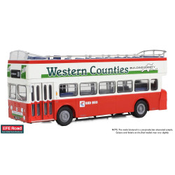 EFE Leyland Atlantean Open Top Red Bus NBC 925 925GTA 1:76 Diecast Model