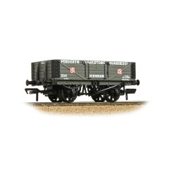 Bachmann 37-027B 5 Plank Wagon Steel Floor Penderyn Limestone Quarries Co. Grey