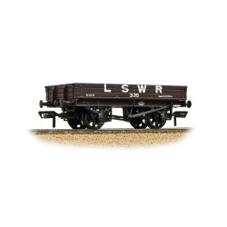 Bachmann Branchline 37-940 3 Plank Wagon LSWR Brown OO Gauge