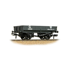 Bachmann Branchline 37-941 3 Plank Wagon GWR Grey OO Gauge