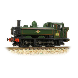 Graham Farish 371-987A GWR 64XX Pannier Tank 6408 BR Lined Green Late Crest N