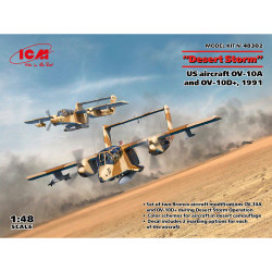 ICM 48302 Desert Storm US Bronco OV-10A & OV-10D+ 1991 1:48 Plastic Model Kit