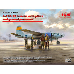ICM 48288 Douglas A-26C-15 Invader w/Figures 1:48 Plastic Model Kit