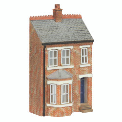 Scenecraft 42-0213B Low Relief Left Hand Bay Terrace Blue 1:148