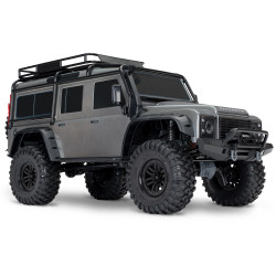 Traxxas TRX-4 Land Rover Defender 4X4 RTR Clipless 1:10 Trail Crawler - Silver