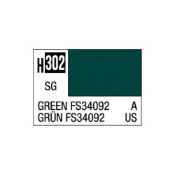 Mr Hobby Aqueous Hobby Colour H-302 Green FS 34092 (US) 10ml Acrylic Paint