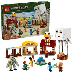 LEGO Minecraft 21273 The Ghast Balloon Village Attack Age 10+ 555pcs