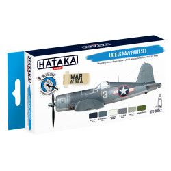 Hataka BS05.2 Late US Navy Blue Line Acrylic Paint Set