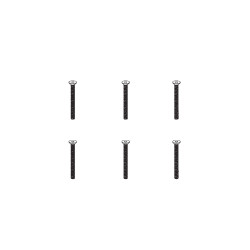PD Racing Flat Head Hex Screw HM4x40 6pcs 230-019