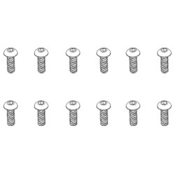 PD Racing B Head Hex Screw HM4x12 12pcs 861-085