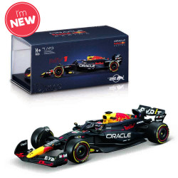 Bburago F1 Red Bull Racing RB20 2024 Verstappen w/Helmet 1:43 Model B18-38098V