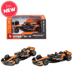 Bburago F1 McLaren MCL38 2024 Piastri #81 1:43 Diecast Model B18-38177P