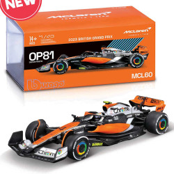 Bburago F1 Mclaren MCL60 #81 Oscar Piastri w/Helmet 2023 1:43 Model