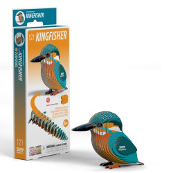 EUGY Kingfisher No.121 3D Model Craft Kit