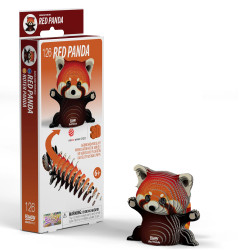 EUGY Red Panda No.126 3D Model Craft Kit
