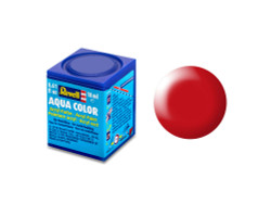 Revell Silk Lum. Red (RAL 3026) Aqua Colour Acrylic 18ml Model Paint No.332