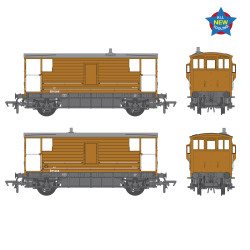 Bachmann Branchline 38-977 LMS 20T Brake Van BR Bauxite (Early) OO Gauge