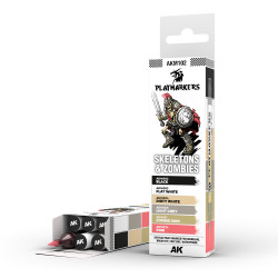 AK Interactive Playmarkers - Skeletons & Zombies - 6-Pack Acrylic Markers AKM102