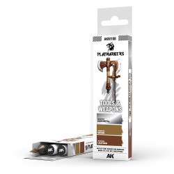 AK Interactive Playmarkers - Tools & Weapons - 3-Pack Acrylic Markers AKM108