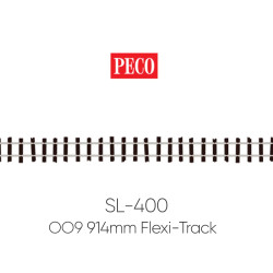 PECO SL-400 OO9 Gauge Irregular Sleeper 914mm Yard Length Streamline Flexi-Track