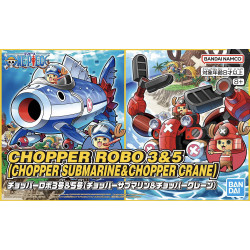 Bandai One Piece Chopper Robo 3&5 (Chopper Submarine & Crane) Model Kit 67444