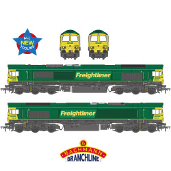 Bachmann Branchline 50-001 Class 66/5 66515 Freightliner Green