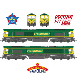 Bachmann Branchline 50-001SFX Class 66/5 66515 Freightliner Green