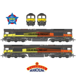 Bachmann Branchline 50-004 Class 66/8 66847 'Terry Baker' Colas Rail Freight