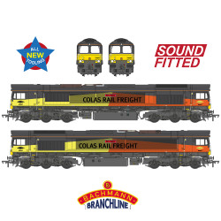 Bachmann Branchline 50-004SF Class 66/8 66847 'Terry Baker' Colas Rail Freight