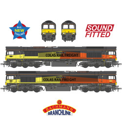 Bachmann Branchline 50-004ASF Class 66/8 66850 'David Maidment OBE' Colas Rail