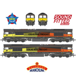 Bachmann Branchline 50-004ASFX Class 66/8 66850 'David Maidment OBE' Colas Rail