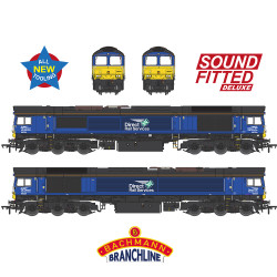 Bachmann Branchline 50-009SFX Class 66/3 66304 DRS Compass (Small Logo)