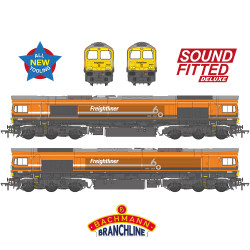 Bachmann Branchline 50-011SFX Class 66/5 66501 Freightliner 60 1965-2025 Orange