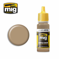 Ammo by MIG RAL 8000 Gelbbraun Acrylic waterbased colour 17ml A.MIG-013