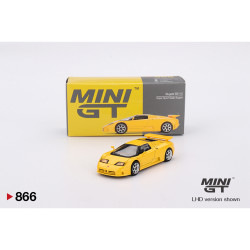 MiniGT Bugatti EB110 Super Sport Giallo Bugatti 1:64 Diecast Model (Blister)