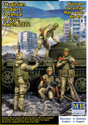 Master Box Defence of Kyiv Ukrainian Soldiers Figures Kit No. 1 1:35