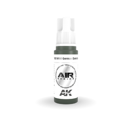 AK Interactive 11803 WWI German Dark Green 17ml AIR 3G Acrylic Model Paint